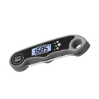 SS304 Digital Accurate Meat Thermometer For Bbq Steak Bright LCD