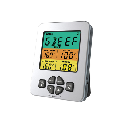 Good price Doppelsonden-Digital-Grill-Thermometer große helle LCD-Anzeige mit Nichterfüllungs-Programm Online