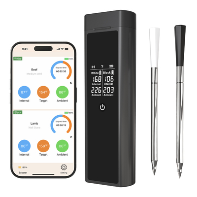 Good price Doppelsonde drahtloses Grillthermometer mit digitalem Kühlthermometer für Küchenofen Online