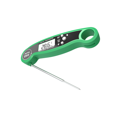 Good price Faltendes Digital-Fleisch Thermometerr mit Warnungs-Timer-Satz-Nahrungsmitteldem kochen Online
