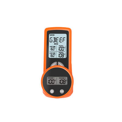Good price Schneller gelesener Digital-Nahrungsmittelthermometer mit Doppelsonden für Flüssigkeits-Raucher-Ofen Online