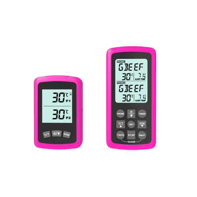 Good price Drahtloser GRILL Doppelsonden-Digital Thermometer mit Signalgeber-Warnung Online