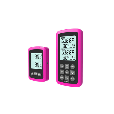 Good price Wasserdichter kochender Fleischdoppelthermometer mit Temperaturwarnungs-Satztimer Online