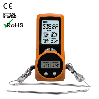 Good price Digital-Grill-Fleisch-Thermometer-drahtloser grillender kochender Thermometer mit Temp-Warnung Online