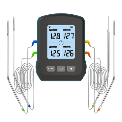 4 Probe Digital Meat Thermometer With App Multiple Probes