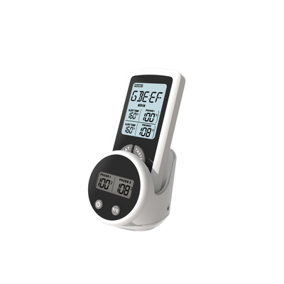 Remote Wireless Digital Meat Thermometer With Dual Probes For Oven
