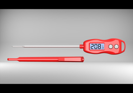 Good price Hitze-Beweis-wasserdichter Fleisch-Thermometer mit dem Sonden-Hamburger-Laufen mit Wasser gewaschen Online
