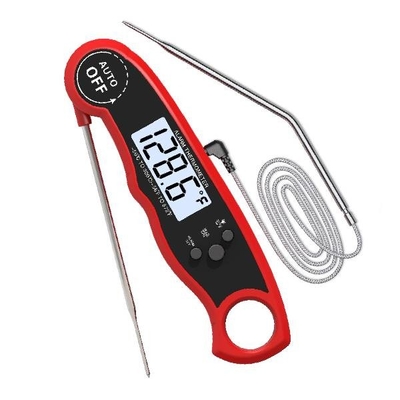 Dual Probe Digital Meat Cooking Thermometer Deep Frying Bbq Grill